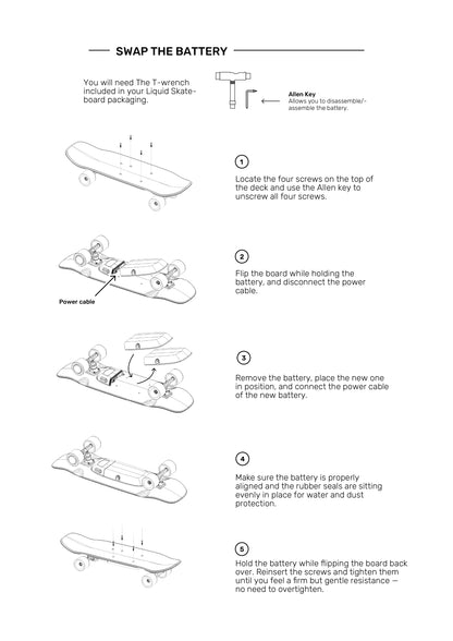 Spare Battery - Liquid Skateboard - LQB-1